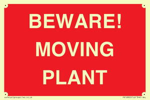 BEWARE! MOVING PLANT